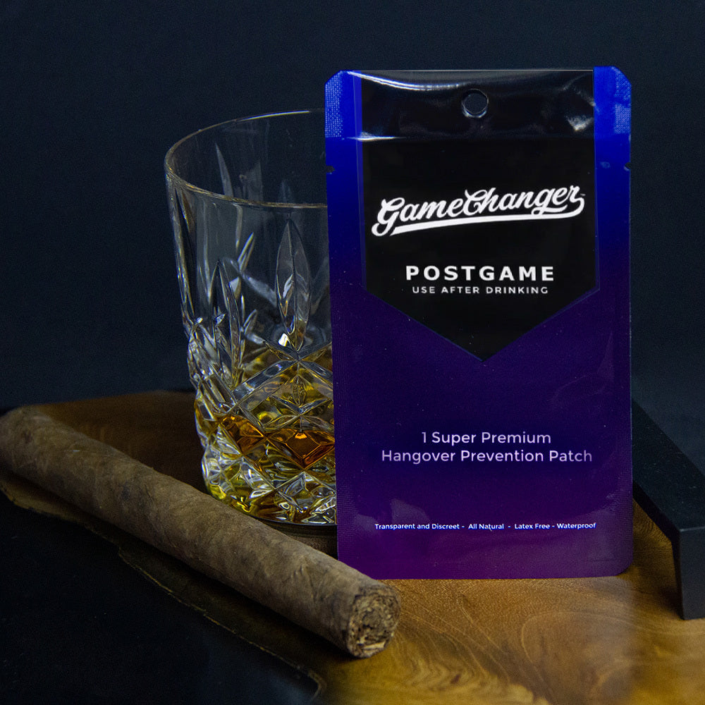 Singles Retail POP Box of PostGame Patch for After Drinking