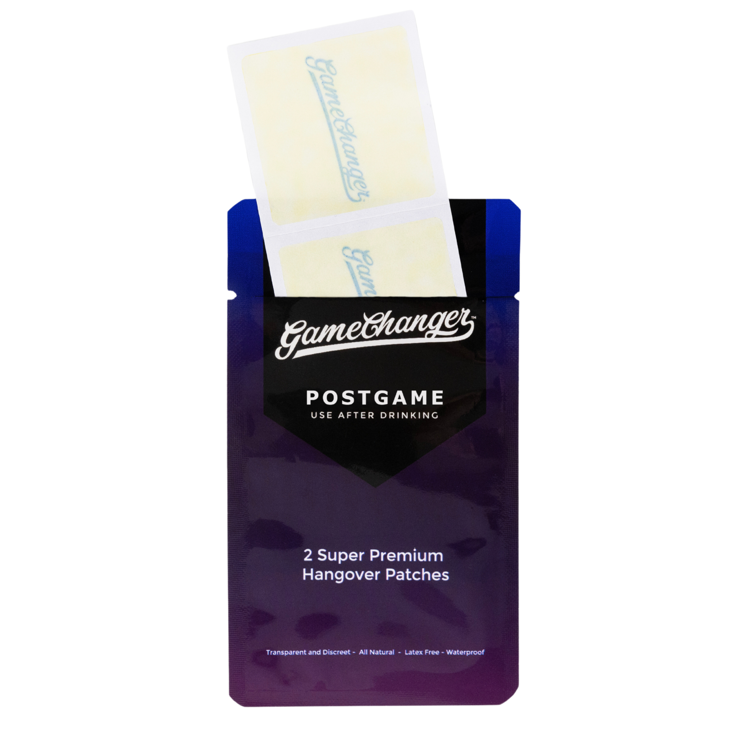 Singles Retail POP Box of PostGame Patch for After Drinking