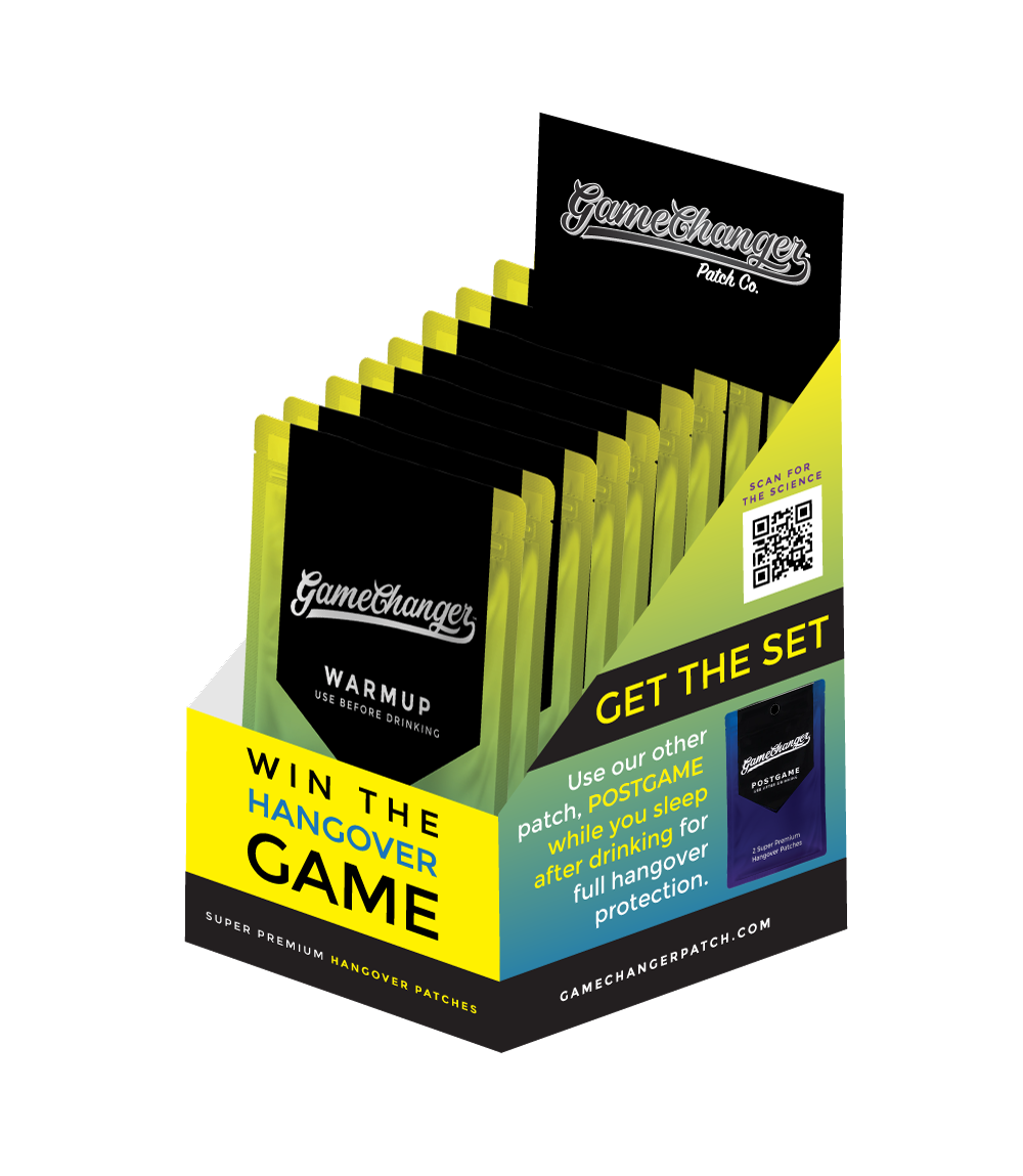 Single box WarmUp™ Patches and PostGame® Patches for Retailers