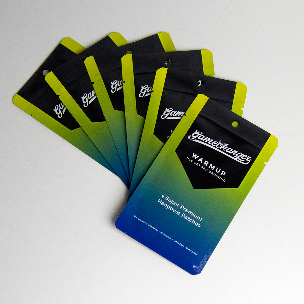 WarmUp Patches for Before Drinking Plus Stops Flushing GameChanger